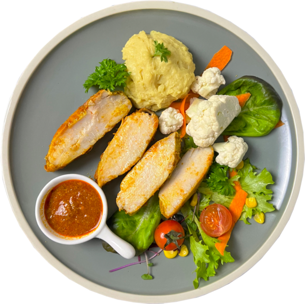 Oriental Curry Chicken Breast Meal Box 东方咖喱鸡胸肉便当