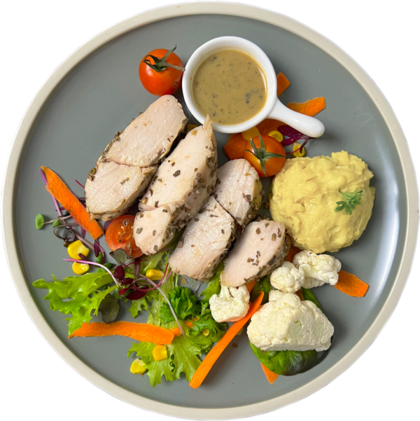 Honey Mustard Chicken Breast Meal Box 蜂蜜芥末鸡胸肉便当